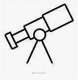 Telescopio Dibujar Un Como Telescope Coloring Clipartkey sketch template