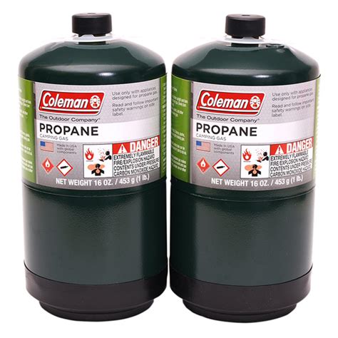 coleman 16 oz propane camping gas 2 pack big 5 sporting goods