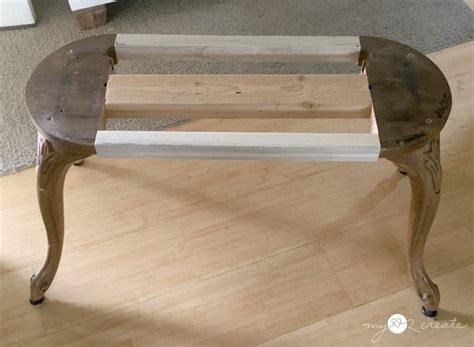 bar stool leg bench my repurposed life® rescue re