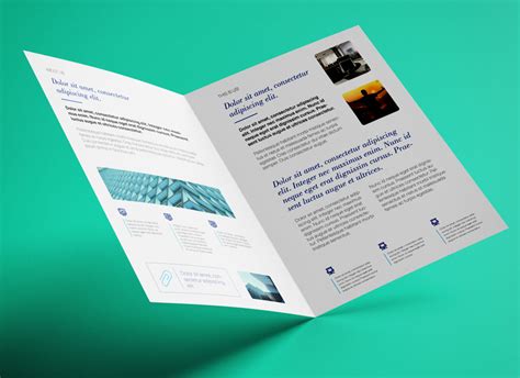 bi fold brochure template powerpoint