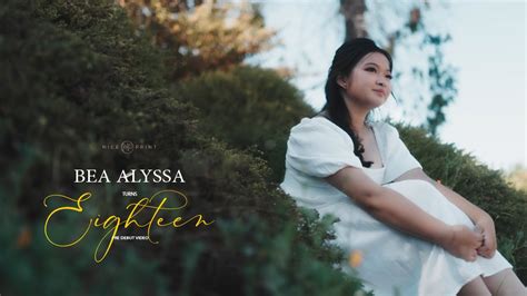 Bea Alyssa Turns 18 Save The Date By Nice Print Photography Youtube