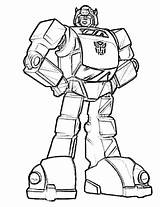 Drawing Transformers Bumble Bee Line Coloring sketch template