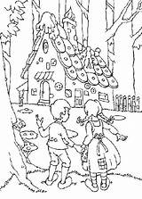Hansel Gretel Worksheets House Coloring Pages Printable Kids Sheets Book sketch template