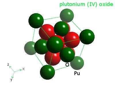 webelements periodic table plutonium plutonium dioxide