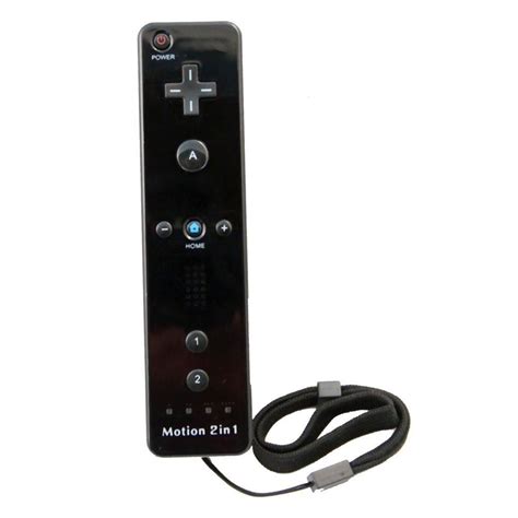 black  wiimote built  motion   remote controller fr nintendo wii ebay