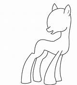 Base Pony Coloring Elegant Deviantart sketch template