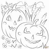 Pumpkins sketch template