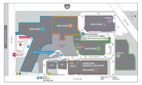campus map parking overlake medical center clinics