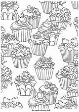Cupcake Coloring Therapie Coloriages Cupcakes Fr sketch template