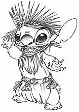 Stitch Coloring Pages Ohana Print Drawing Halloween Happy Color Printable Getcolorings Getdrawings sketch template