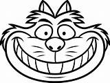 Cheshire Cat Coloring Grin Drawing Easy Disney Drawings Draw Alice Step Wonderland Pages Tattoo Cartoon Clipart Face Characters Colouring Simple sketch template