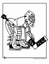 Hockey Goalie Coloring Pages Clipart Logo Goalies Cliparts Colouring Penguins Draw Girl Library Designs Hosting Madagascar Web Look Kids Team sketch template