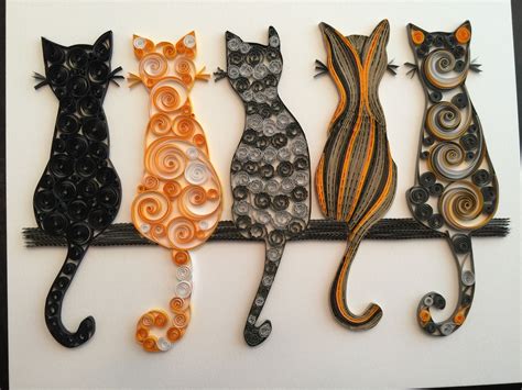 template   cat quilling patterns paper craft