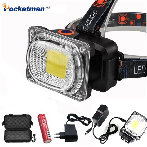 lm powerful  led headlight dc rechargeable waterproof headlamp head light head torch