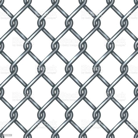 chain link fence seamless pattern stock illustration download image