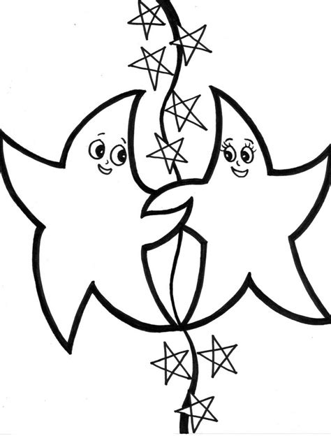 star coloring pages  childrens printable