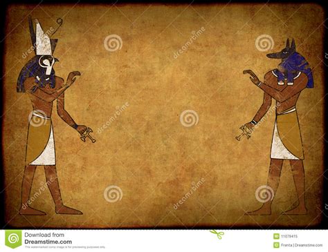 Anubis And Horus Stock Illustration Illustration Of