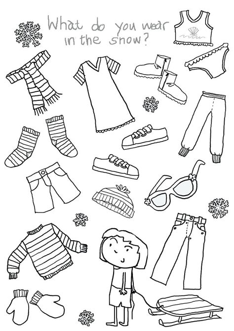 clothing coloring pages printables  getdrawings