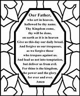 Prayer Lords Doa Bapa Kami sketch template