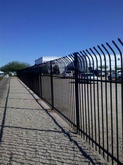 wrought iron security fencing  commercial properties dcs industries llc