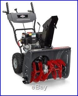 briggs stratton  dual stage cc electric start snow thrower snow blowers