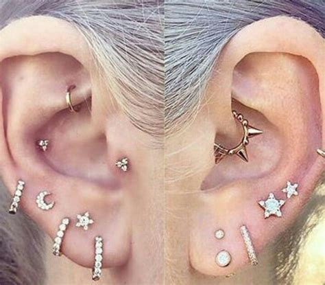 Pin By Minty On Piercings Inspiration Ear Love Lauren Ear Piercings