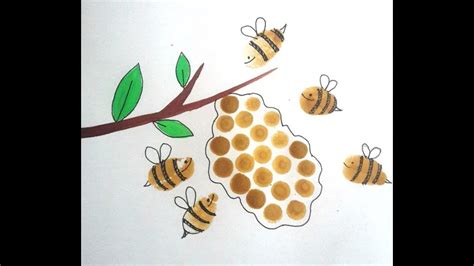 fun finger print art  kids easy simple painting