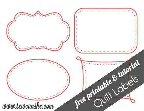 quilt labels  printable sewcanshe  daily sewing tutorials
