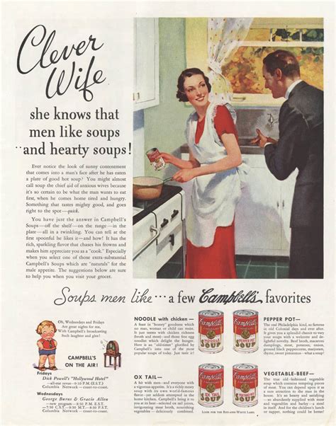 He Men And Homemakers Gender In Mid 20th Century Advertising