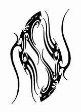 Pisces Maori Poisson Signe Tatouage Sternzeichen Fisch Tattooing Astrologique Tatouages Marvellous Piscis Onlytribal Calf Poissons sketch template