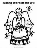 Coloring Christmas Touch Angel Book Bad Good Printable Worksheet Pages Kids sketch template