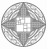 Mandala Mandalas Coloring Pages Complexe Color Deco Skyscrapers Reminiscent Shapes Its American sketch template