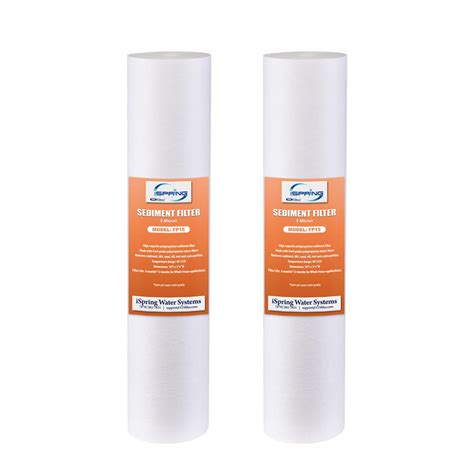 Ispring 5 Micron Sediment Water Filter Replacement Cartridge 2 Pack