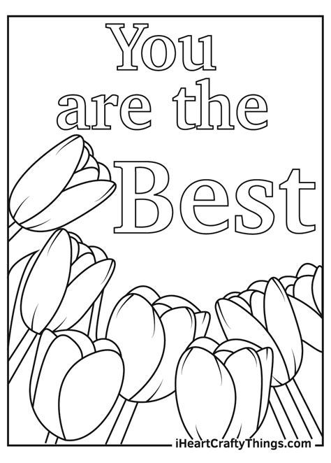 mothers day colouring sheets   printable mothers day coloring