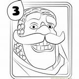 Coloring Clash Royale Knight Pages Goblins Spear Coloringpages101 sketch template