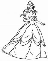 Coloring Pages Belle Disney Choose Board Princess sketch template