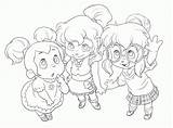 Coloring Pages Eleanor Chipette Chipettes Gif Popular Library Clipart Coloringhome sketch template