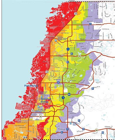 Pasco County Evacuation Map Bay Area On Map