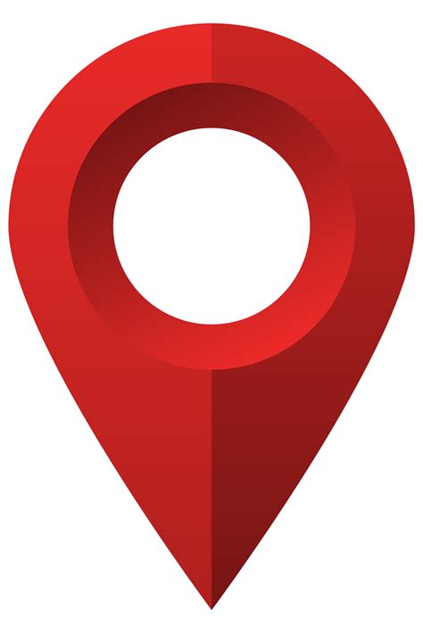 red map pin icon  png