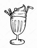 Cream Ice Float Straw Stock Illustration Vector Depositphotos Mhatzapa sketch template