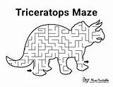 Maze Mazes Kids Printable Triceratops Dinosaur Museprintables Dinosaurs Pdf Coloring Choose Board Activities Preschool Sheet Activity sketch template