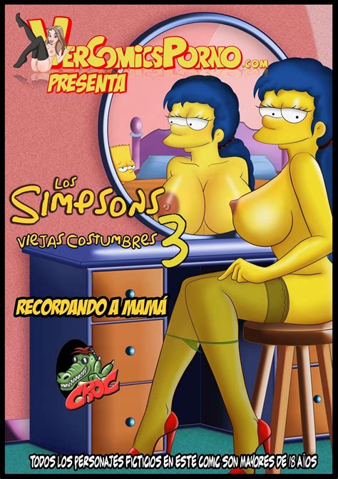 marge simpson and bart porn comics