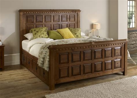 traditional solid wood bed  luxurious county clare
