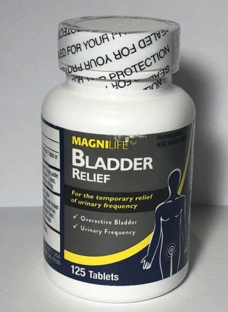 Magnilife Bladder Relief 125 Tablets Homeopathic H1 For Sale Online Ebay