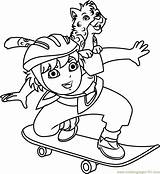 Coloring Skateboarding Diego Marquez Play Pages Go Coloringpages101 sketch template