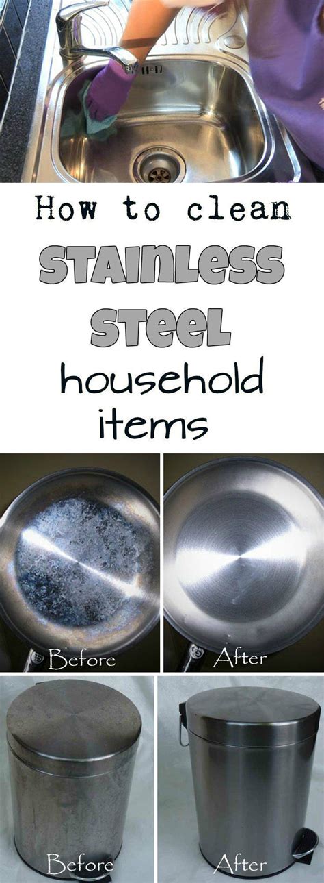 clean stainless steel household items cleaningdiynet