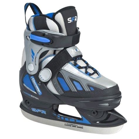 sfr size adjustable soft boot ice skate blue hockey blade soft boots boots shoe bag