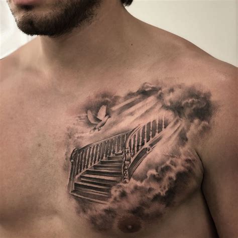 Chronic Ink Tattoo Kchen Realism Tattoo Stairway To Heaven