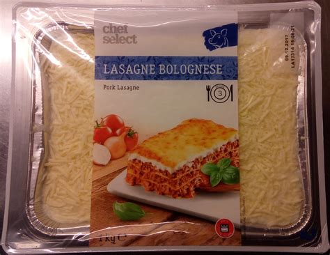 lasagne bolognese chef select  kg