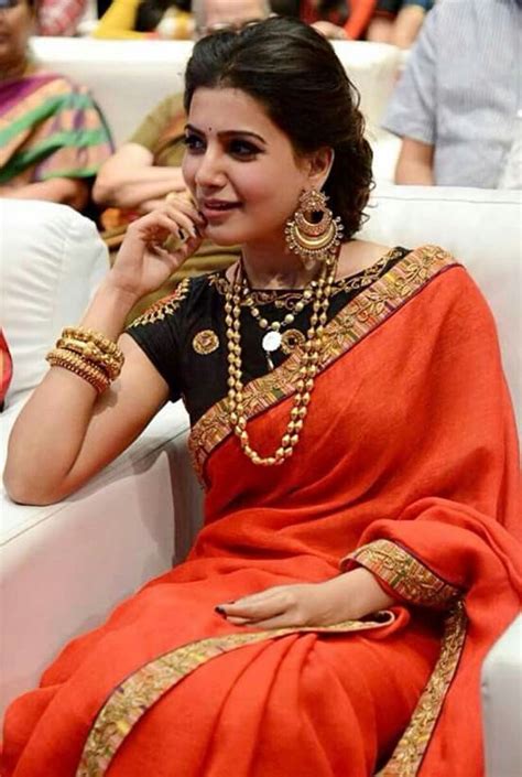 samantha samantha in 2019 saree blouse saree indian designer wear